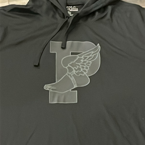 Polo Ralph Lauren P Wing Performance Long Sleeve T shirt Hoodie new Mens Size XL - Picture 2 of 8